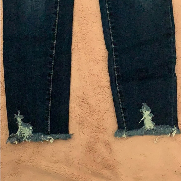 Dark blue maternity jeans - Picture 3 of 6